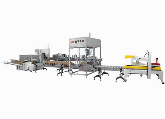 ST-ZX-500型全自動(dòng)開(kāi)箱、裝箱、封箱機(jī)組